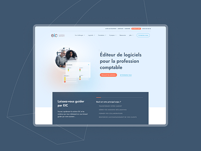 A brand new website for EIC branding hero hero section landing page ui ui design webdesign website