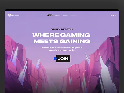 Open League - Empowering Game Developers ai crypto design dev game money nft open ui website win