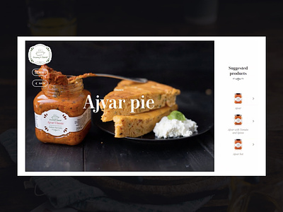 Page Animation - Granny's secret animation branding bread cheese cool etc food foodblog foodtransition foodweb green motion graphics ui uidesign ux uxui website