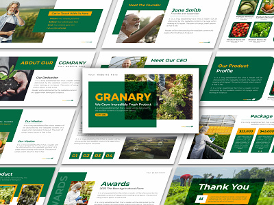 Organic Farming PowerPoint Presentation Slide Template agriculture ai business company company profile crop eps flyer artwork flyer template food green grow harvest land nature organic farming organic food powerpoint presentation slide template soil