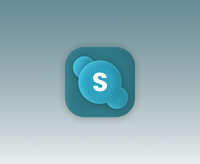 Skype App Logo Design graphic design logo