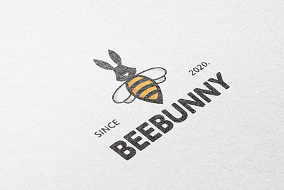 BeeBunny - Logo bee beebunny branding bunny design graphic design illustration logo