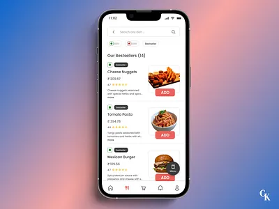 Daily UI 43 - Food/Drink Menu dailyui dailyui day 01 design food menu ui design fooddrink menu fooddrink menu ui menu card ui design mobile ui ui ui inspiration ux