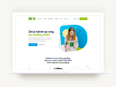 KS Diest app belgium brussels design graphic design illustration learning logo responsive school ui ux