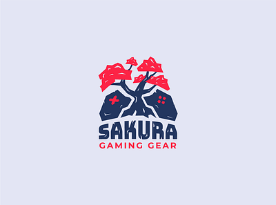 SAKURA – gaming gear shop logo branding design graphic design logo package