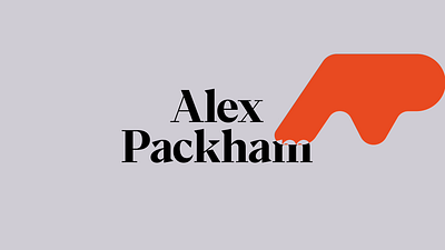 Alex Packham brand brand identity branding design graphic design logo motion design motion graphics ui visual identity website design