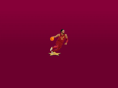 Ball Hog NFT Art: Donovan Mitchell art ball basketball design nba pixel art pixels