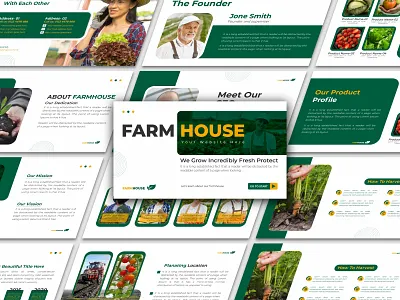 Organic Farming PowerPoint Presentation Slide Template agreculture business banners branding company presentation company profile design event farm farmer flyer artwork flyer design flyer template framhouse graphic design illustration logo nuture ogranic farming powerpoint presentation template