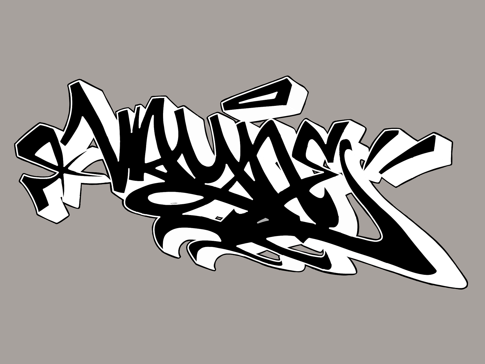 Vayne graffiti - Straight letter by Mopar on Dribbble