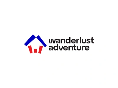 Wanderlust Adventure, Travel Agency Logo Design abstract agency branding branding agency creative logo design grid home identity logo logomark nature online popular logo quality symbol tech travel travel agency logo visual identity design