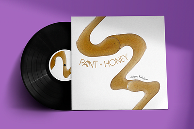 Paint + Honey Album Cover Redesign branding design dynamic typography graphic design illustration modern modern design