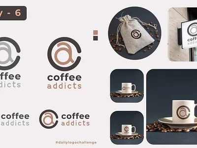 Daily Challenge - 06: Coffee Shop Logo coffee shop coffee shop logo dailylogochallenge design graphic design illustration logo logo design vector