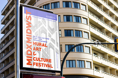 MIDWST Mural Art + Culture Festival branding design dynamic typography graphic design illustration logo modern modern design vector