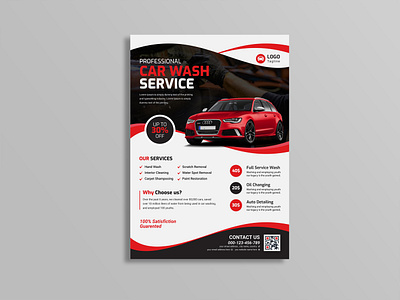 Car Wash Flyer Design advertisement
