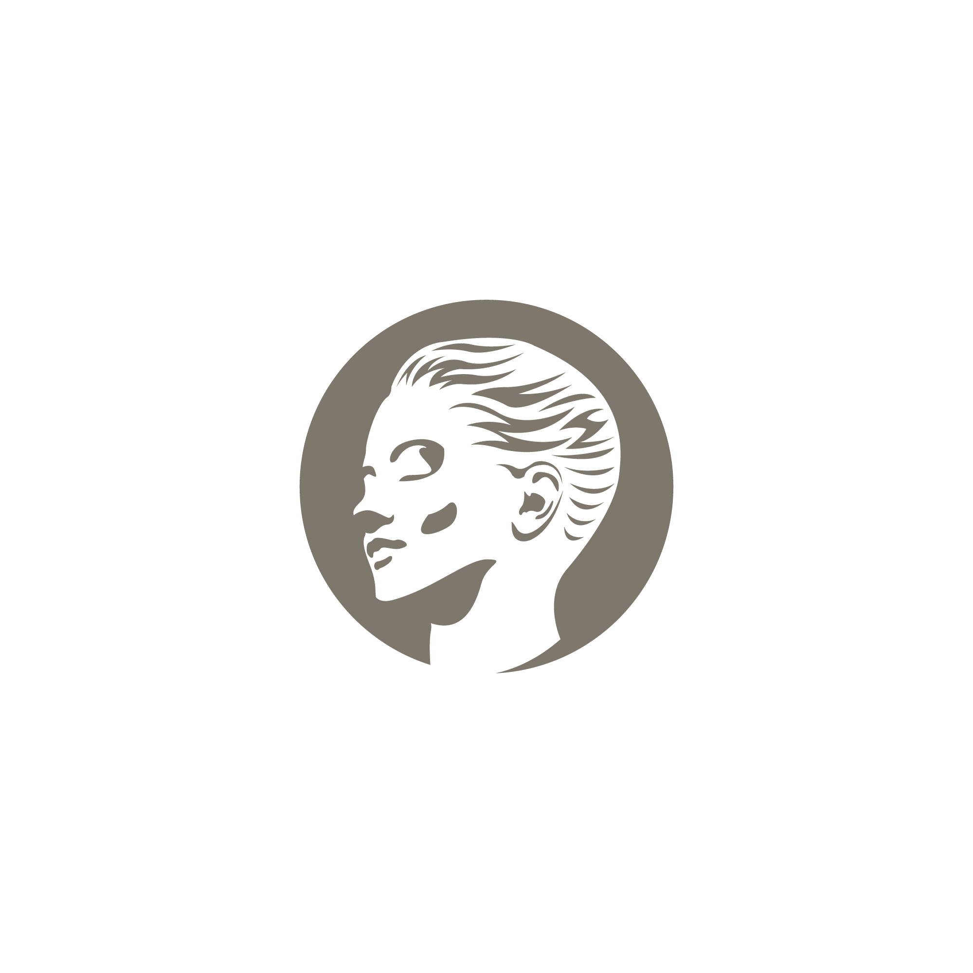 Girl Mark branding design face girl graphic design illustration logo logodesign logofolio mark vector