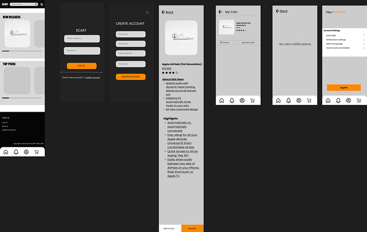 ECOMMERCE MOBILE APP UI DESIGN by Nithish S on Dribbble