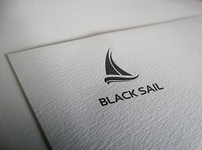 Black Sail Minimalist logo design adobe illustrator adobe photoshop design graphic design logo logo design minimalist logo design photoshop