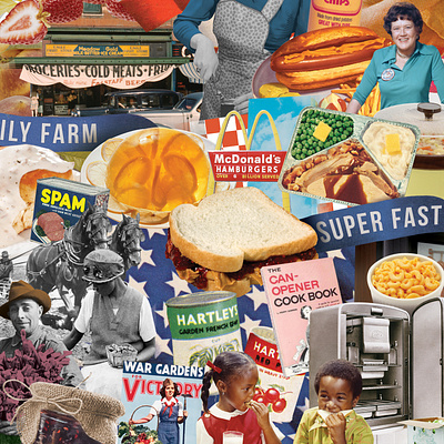 AARP magazine / collage detail collage color digitalcollage editorial illustration