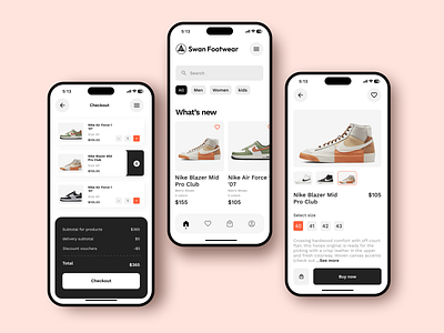 Shoe app UI UX design app graphic design u ui ux