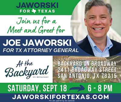 Joe Jaworski for Texas Attorney General Campaign branding graphic design motion graphics