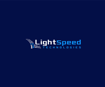 LightSpeed Technologies Logo Design branding design design thinking fiber graphic design high speed highspeed identity internet internet supplier logo speed technology ui wireless wirelessinternet