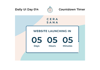 DailyUI Day 14, Countdown Timer 100daychallenge countdowntimer countdowntimerui dailyui dailyuichallenge ui uichallenge