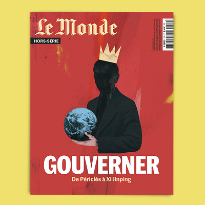 Le Monde - cover collage color digitalcollage editorial illustration