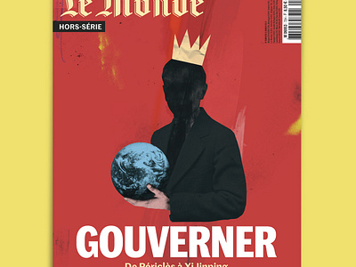 Le Monde - cover collage color digitalcollage editorial illustration