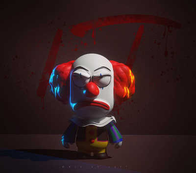 Aren’t You gonna say hello? 🤡 [ Pennywise Tribute, 2023 ] 3d art illustration nomadsculpt