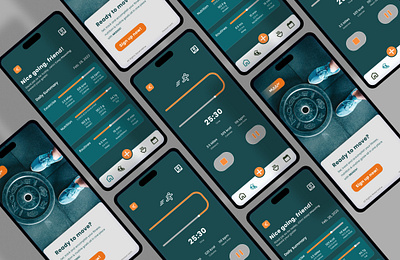 Daily UI #41 - Fitness Tracker branding daily ui fitness minimalist ui ux