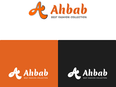 Ahaba is the best fashion collection company 3d animation branding design flat logo graphic design illustration logo logo design logo designer logo inspiration logotype motion graphics