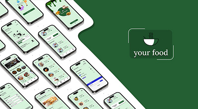 Food delivery app app design color theory food app design typography ui design uiux design ux design