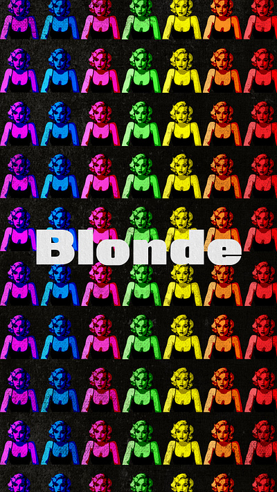 Blonde Pop Art Poster art banner contemprorary art creative design graphic design monroe pop art poster posters street warhall