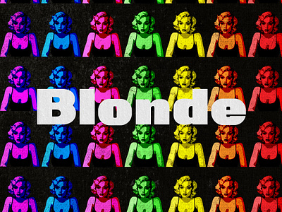 Blonde Pop Art Poster art banner contemprorary art creative design graphic design monroe pop art poster posters street warhall