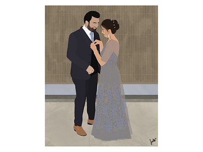 Vector Art: Couple design illustration vector