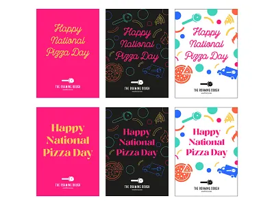 The Roaming Dough Icon Posters brand brand design branding fonts food pairing pizza poster rebrand redesign type typography