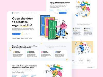 Organization plataform Landing page - UI Design dailyui design landing page product design ui ui design uidesign