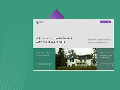 Home re-design website design typography ui ux web design