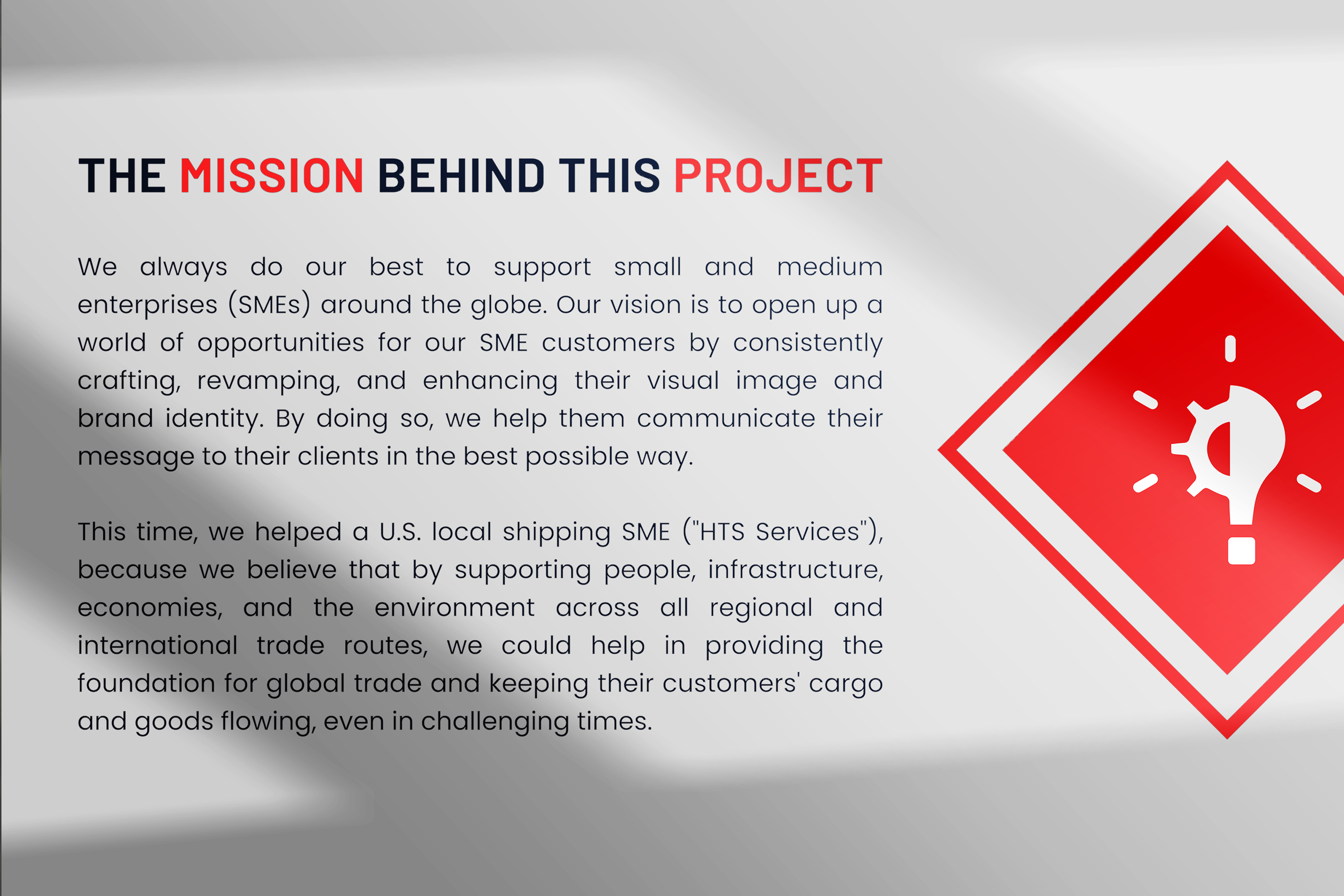 Branding and Design of Marketing Materials HTS Services, Inc. by