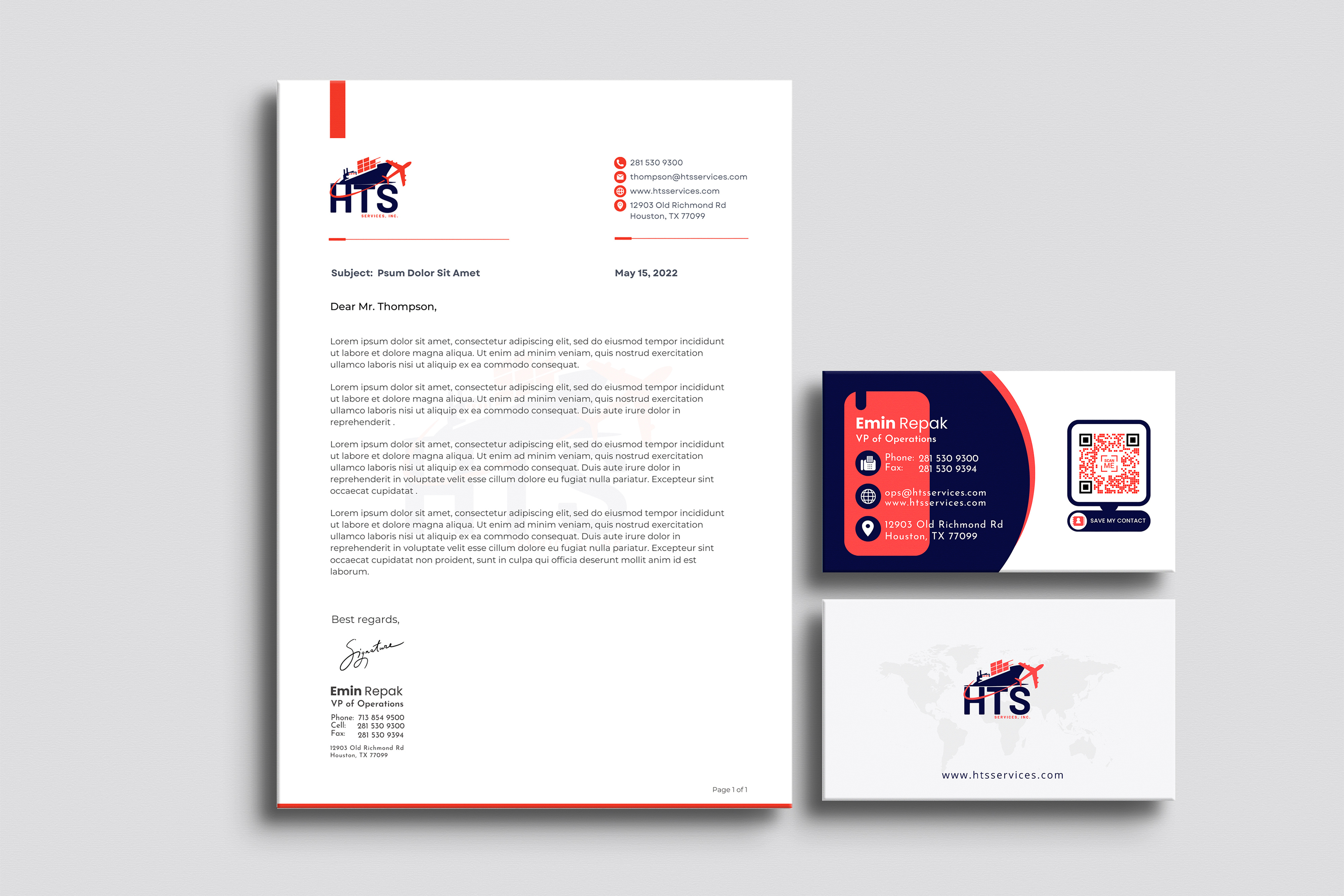 Branding and Design of Marketing Materials HTS Services, Inc. by