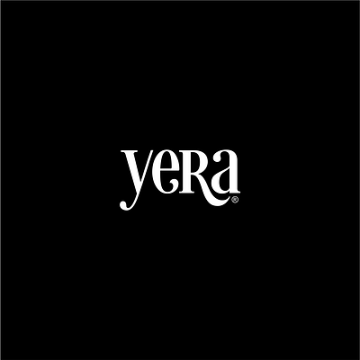 Yera black white black branding branding logo obatom
