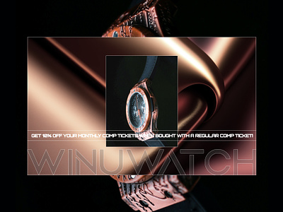 Web design for luxury watch competition create website design landingpage logo uiuxdesign watch web designer website design