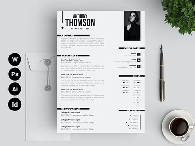 Resume and Cover Letter Template clean clean resume creative resume curriculum vitae cv cv template free cv free cv template free resume free resume template minimal resume modern cv modern resume professional resume resume resume clean resume cv resume design resume template template