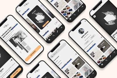 MOON // AN NFT MARKETPLACE app branding design ui