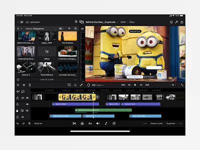 Video Editor Concept app branding design graphic design illustration logo music ui ux vector