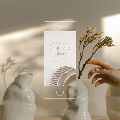 E-COMMERCE/ Ceramic store website design ui/ux design graphic design interface design landing typography ui uiux uiuxdesign user experience ux webdesign website