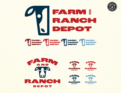 FARM AND RANCH DEPOT CASE STUDY branding farm graphic design logo