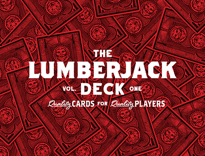The Lumberjack Deck, 2023 ax badge bear blade card cards carpenter lumberjack paul bunyan playing poker retro saw saws tools vintage wood woodcraft woodgrain woodworking