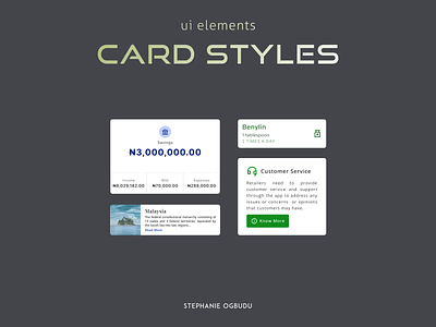 UI Card Styles card cards dailyui design mobile ui ui ui cards ui design uiux ux