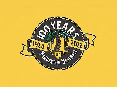 100 years of Bradenton Baseball Logo 100 baseball bradenton florida logo pirates years